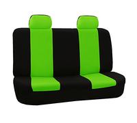 FH GROUP Car Seat Cover Rear Seat Cover for Back Seat Cloth - Universal Fit for Cars with Solid Bench, Green Car Seat Protector for Dogs and Kids, Car Interior Accessories for SUV, Sedan and Van