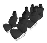 FH Group Custom Fit Car Seat Covers Specifically Made for 2011-2020 Toyota Sienna 7 Seater with Ultraflex Neoprene Water Resistant Automotive Seat Covers - Full Set Black