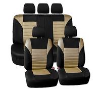 FH Group FB068PURPLE115 - Funda Universal para Asiento de Coche (Compatible con airbag y Banco Trasero Dividido con diseño de Tejido de Malla 3D de Primera Calidad), Color Morado