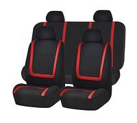 FH Group - Funda de Asiento de Coche de Tela Lisa Exclusiva