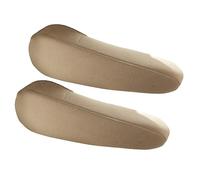 FH GROUP Funda para reposabrazos de Tela Plana, Color Beige, Ajuste semiuniversal, un par Beige