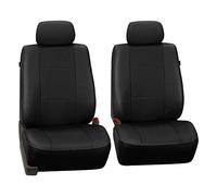 FH GROUP Juego de Fundas de Asiento de Coche de Piel sintética para Asiento de Respaldo bajo con reposacabezas extraíble, Ajuste Universal, Compatible con Bolsa de Aire para SUV, Furgoneta, Color