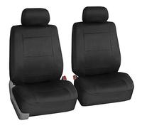 FH GROUP Juego de Fundas de Asiento Delantero de automóvil, de Neopreno, para Asientos de Respaldo bajo con reposacabezas extraíbles, Ajuste Universal, Compatible con Bolsa de Aire, para SUV y