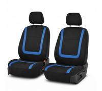 FH Group Juego de Fundas de Asiento Delantero de Tela para Asientos de Coche de Respaldo bajo con reposacabezas extraíble, Ajuste Universal, Fundas de Asiento de automóvil, Fundas de Asiento Lavables