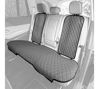 FH GROUP Protectores de Asiento universales de Piel sintética, Juego Trasero para la mayoría de Coches, Camiones, SUV o Furgonetas