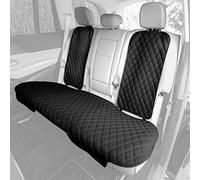 FH Group Protectores universales de Asiento de Piel sintética, Juego Trasero para la mayoría de Coches, Camiones, SUV o Furgonetas