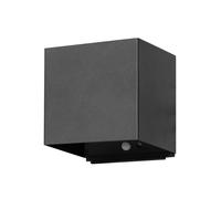 FH Lighting Aplique LED recargable Magnetics, negro, 120°, arriba/abajo, sensor