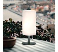 FH Lighting Lámpara de mesa LED recargable Larino, altura 28 cm