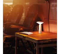 FH Lighting Pinto lámpara de mesa LED, CCT, blanco