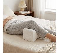 FH MANSION Almohada de Ortopédica, Cojín Ergonómico para Piernas y Cadena, Soporte de Espuma Viscoelástica para Dormir de , Diseño Transpirable y