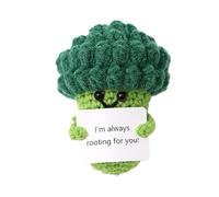 FHBHJNATC Muñecas De Punto, Figura De Peluche, Muñeca Positiva Tejida, Animar A Un Amigo Regalo, Animar Decoraciones De Fiesta Regalo De Despedida Colega (Verde)