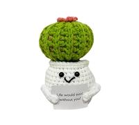 FHBHJNATC Muñecas De Punto, Figura De Peluche, Muñeca Positiva Tejida, Animar A Un Amigo Regalo, Animar Decoraciones De Fiesta Regalo De Despedida Colega (Blanco)