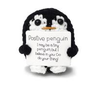 FHBHJNATC Pingüino, Positive Penguin, Regalo De Pingüino, Animar A Un Amigo Regalo, Animar Decoraciones De Fiesta Regalo De Despedida Colega, Regalo Despedida para La Decoración Fiestas