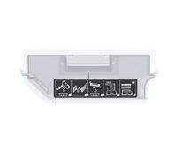 FHBNNYRPH Recipiente Colector De Polvo, Compatible con Ecovacs, Deebot, X1 Turbo/X1 Omni/T10 Omni/T10 Turbo/T10 Plus, Repuestos For Aspiradoras.(White)