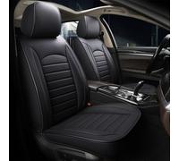 FHBPCPP 2pcs Fundas Asientos Coche, Compatible con Ford Escort 2015-2019, Fundas de Asiento para Coche Funda Asiento Coche Delantero,A Black Black