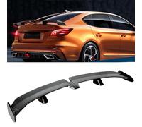 FHBPCPP Alerón Trasero del Maletero Wing, Compatible con Suzuki Shangyue 2010-2015, Trunk Spoiler Lip Kit Tail Fin Refit Spoiler Car Accessories, B Carbon Fiber Style