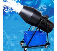 FHCBEMGI Máquina de inyección de espuma de escenario, máquina de espuma con 3 colores de espuma ajustables y volumen de agua de 40 l/min, salida de 20 metros cuadrados/min y altura de pulverización de