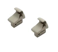 FHCBUTAE 1 Soporte De Gancho Para Visera Para Mitsubishi ASX Para Lancer Para EVO 10 Para Eclipse Para Cross Y Para Outlander Color Gris(2Pcs Gray Color)