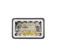 FHCBUTAE 4x6 Pulgadas 9-30V 45W LED Faro Cuadrado Señal De Giro DRL Luz De Conducción Para TW200 DT 125 RE Faro Delantero(1 piece 1)