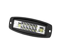 FHCBUTAE Barra Luces LED Trabajo 12 V Y 24 V Para Todoterreno ATV UTV UAZ, Montaje Empotrado Faro Antiniebla, Barra LED, Haz Combinado, Luces Trabajo 18 Cm(1 Piece White)