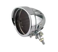 FHCBUTAE Cubierta De Carcasa De Faro LED Universal De 4,5 Pulgadas Luz Antiniebla Auxiliar Enchufe E27 Faro Delantero(Chrome)