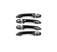 FHCBUTAE Cubierta De Manija De Puerta Exterior De Estilo Fibra Carbono Negro Brillante Accesorios Moldura Para Kia Para Stinger 2018 2019 2020 2021 2022(Bright Black)