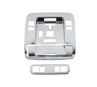 FHCBUTAE Cubierta Decorativa Para El Panel De La Luz De Lectura Interior Del Coche Para GMC Sierra 2014 2015 2016 2017 2018(Chrome)