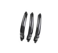 FHCBUTAE Embellecedor Interior De La Manija De La Puerta Delantera Y Trasera Para X5/X6 E70/E71 2007-2014 Volante A La Izquierda(Carbon Fibre 3PCS)