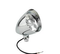 FHCBUTAE Faro LED Motocicleta 6" Halógeno H4 Para Harley Para Sportster Para Dyna Para Softail Para Bobber Para Chopper Faro Delantero(Chrome LED)