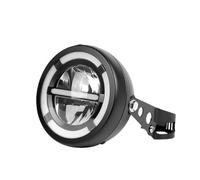 FHCBUTAE Faro Universal Motocicleta 6,5 Pulgadas LED DRL Haz Alto/bajo Para Bobber Para Choppers Bicicletas Faro Delantero