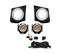 FHCBUTAE Faros Antiniebla LED Para Mitsubishi Para TRITON L200 2015 2016 2017 2018 Luces Diurnas DRL Parachoques Faros Delanteros, Interruptor Cables(Light WHITE)