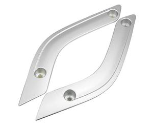 FHCBUTAE Manija Interior Coche 1 Par Cubiertas Manija Puerta Interior Coche Para Jeep Para Wrangler JK 2011-2017(Plata)