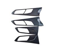 FHCBUTAE Manija Interior Coche 4 Piezas Plástico ABS Para Puerta Interior Coche Cubierta Decorativa Para Manija Vibración Para Peugeot 308 T9 408 2015 2016 2017 2018 2019