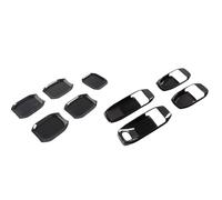 FHCBUTAE Manija Interior Coche Manija Puerta Interior Coche Cubierta Embellecedora Decorativa Para Jeep Para Wrangler JL 4 Puertas 2018 2019 2020 2021 2022 2023