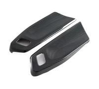 FHCBUTAE Manija Interior Coche Manija Puerta Interior Fibra Carbono ABS Cubierta Protectora Decorativa Pegatina Marco Para Ford Para Ranger T9 2022 2023 2024