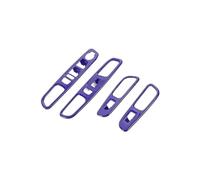FHCBUTAE Manija Interior Coche Para Jeep Para Renegade 2016 2017 2018 2019 2020 2021 2022 2023 2024 Panel Botón Regulador Ventana Interior Coche Cubierta Decorativa(Purple)