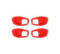 FHCBUTAE Manija Interior Coche Para Jeep Para Renegade 2016 2017 2018 2019 2020 2021 2022 2023 2024 Manija Puerta Interior Coche Cubierta Decorativa Cuenco(Red)