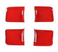 FHCBUTAE Manija Interior Coche Para Toyota Para Tundra/para Sequoia 2007-2021 ABS Interior Puerta Bowl Cubierta Protectora Pegatina(Red)