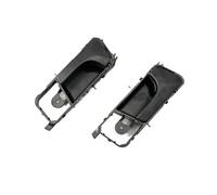 FHCBUTAE Manija Interior Trasera Cromada Con Detalles En Negro Para Puerta Delantera Para Buick Para Excelle 2007 2008 2009 2010 2011 2012 2013(Black 1 pair)