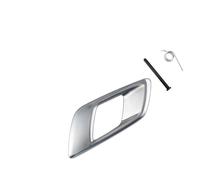 FHCBUTAE Moldura interior de la manija de la puerta para Mazda BT-50 2012 2013 2014 2015 2016 2017 2018 2019 2020 (gris y negro)(Silver Left)