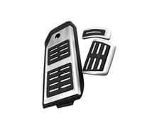 FHCBUTAE Pedal De Acero Inoxidable para Coche, Acelerador, Freno, Almohadilla Antideslizante para Pedal, Accesorios para VW para Touareg 7L 7P Pedales para Coche(3PCS)