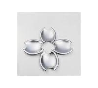 FHCBUTAE Pegatinas Para Manija De Puerta De Coche Accesorios De Estilo Cromados En Negro Brillante Para Nissan Para Qashqai J10 2007-2013(Silver bowl)