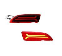 FHCBUTAE Reflector De Parachoques Trasero, Luz De Freno, Luz Antiniebla Para Toyota Para Corolla 2011-2013 LED.(Red Lens)