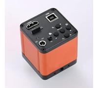 FHD 38MP 2K 1080P USB HDMI Cámara de microscopio de Video electrónico Digital Industrial C-Montaje C TF Registradora de Video de Imagen de Almacenamiento de la Tarjeta (Color : Camera 90X Lens LED)