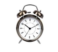 fhda Reloj Despertador Ruidoso para Personas Que Duermen Mucho, Relojes despertadores analógicos silenciosos y sin tictac con retroiluminación, Reloj Despertador de Campana Doble para Dormitorio