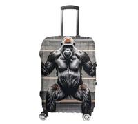 FHESDCW Gorilas in Fitness Gym - Fundas de equipaje para maletas, accesorios de viaje lavables, protección antiarañazos y contra el polvo, para equipaje de 19 a 32 pulgadas, Estilo:, M, Clásico