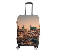 FHESDCW The Old Town at Sunset - Fundas de equipaje para maletas, accesorios de viaje lavables, protección contra arañazos y polvo, para equipaje de 19 a 32 pulgadas, Estilo:, XL, Clásico