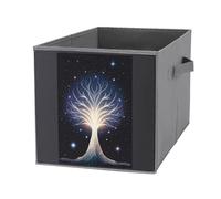 FHESDCW The Tree of Psychic Life - Caja de almacenamiento plegable con asas, cubos de almacenamiento Oxford duraderos, 1 organizador de armario plegable para el hogar, estante, oficina, viajes