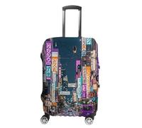 FHESDCW Tokyo Streets - Funda de equipaje para equipaje, accesorios de viaje lavables, antiarañazos y antipolvo, para equipaje de 48 a 81 cm, color morado, Estilo:, XL, Clásico