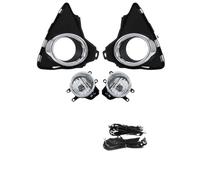 FHFB Faro Antiniebla Para Toyota Para Auris 2014 2015 Delanteros LED Kit De Faros Antiniebla Cubierta Rejilla Bisel Impermeable Accesorios Coche Luces Antiniebla(Halogen)